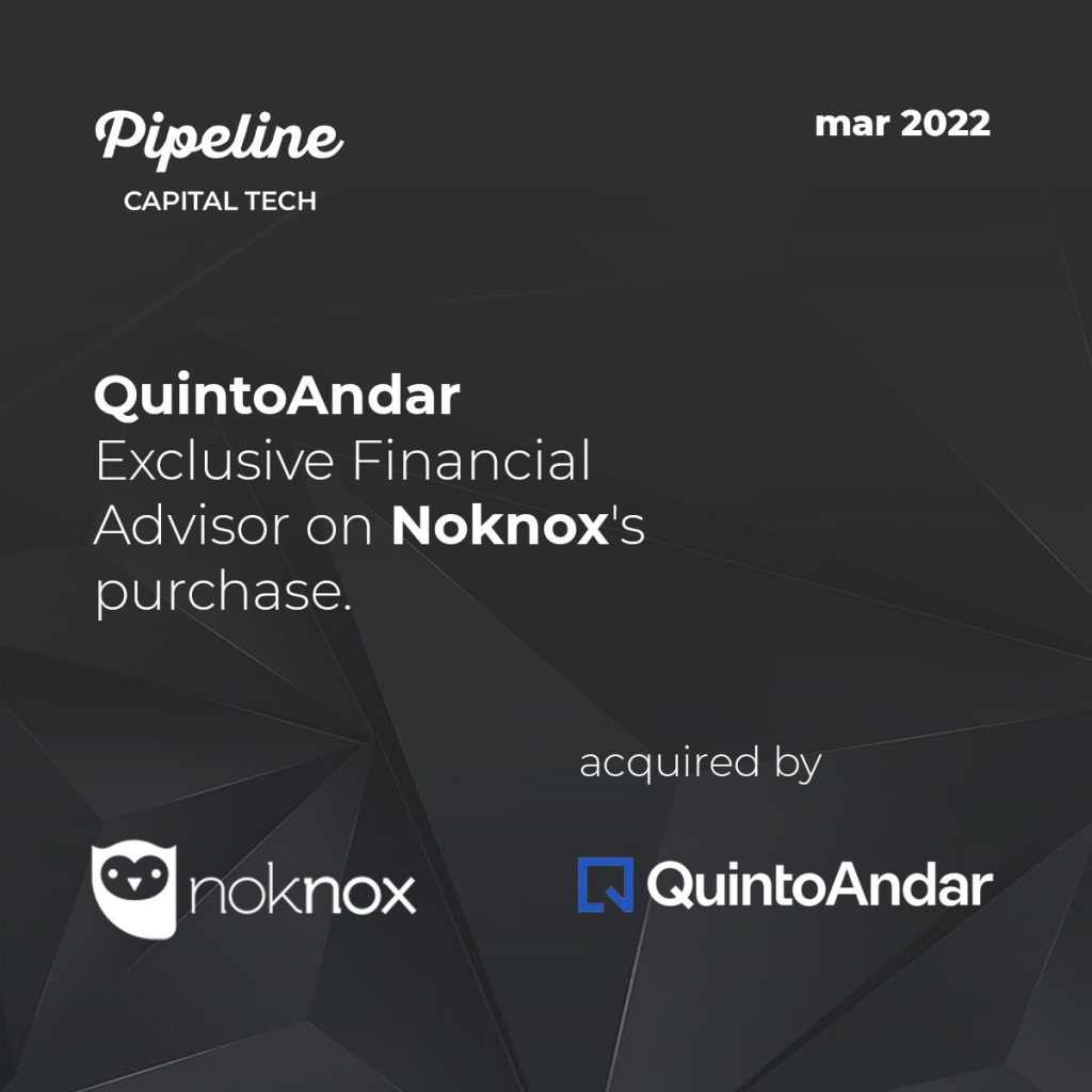 Pipeline Capital é advisor do QuintoAndar na compra da Noknox
